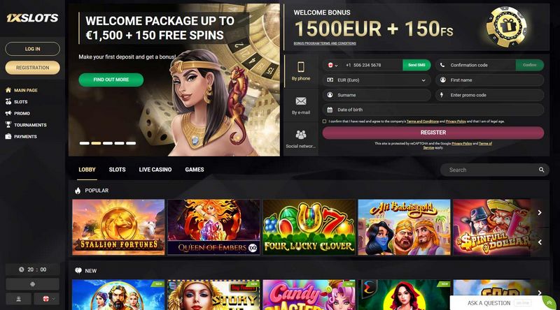 Introducción a la reseña del casino online 1xSlots